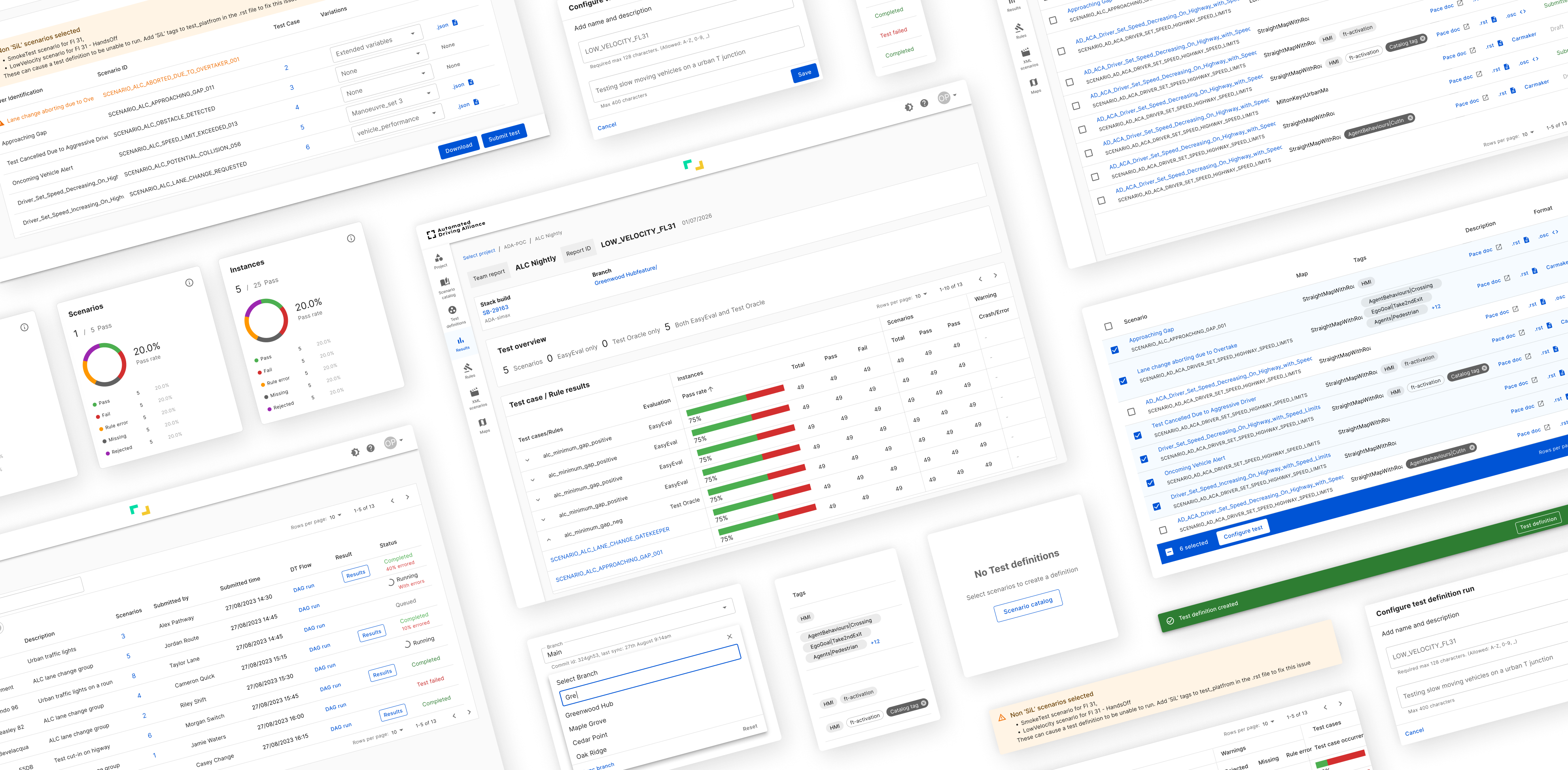 Scenario Catalog product mockup